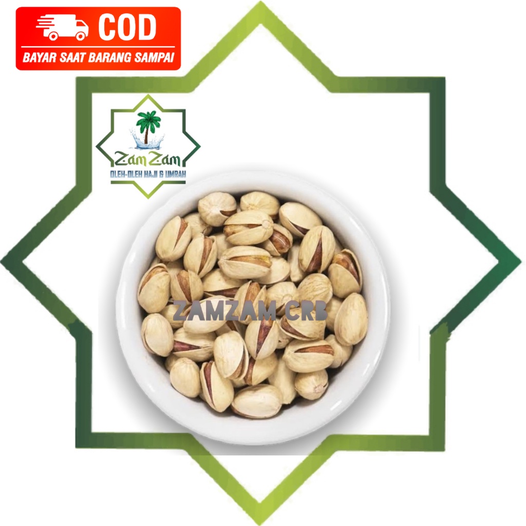 

PISTACHIOS / Kacang Pistachio Arab Fustuk Murahh/ Oleh Oleh Haji dan Umroh