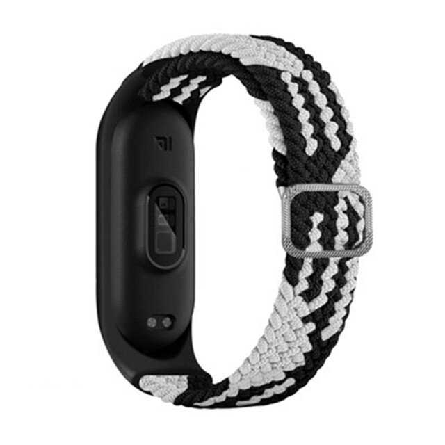 Strap Xiaomi Band Elastic Nylon Mi Band 3 4 5 6 7 Adjustable Strap Smartwatch M6 M7  Replacement Band