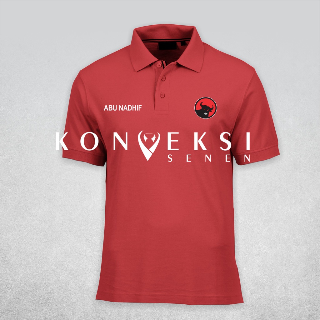 kaos terbaru PDIP | kaos partai PDIP | kaos polo PDIP terbaru