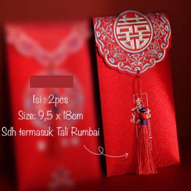 

ANGAO SHUANGXI / ANGPAO WEDDING / 1 BUNGKUS ISI 2 LEMBAR ( PANJANG - 01 )