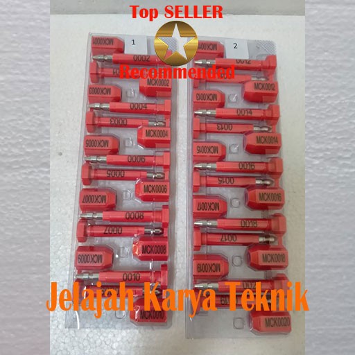 

SEAL BOLT (SEGEL PENGAMAN)