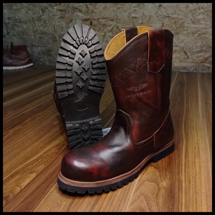 Promo Long Safety Boots Model Replika Redwing Pecos Xrider