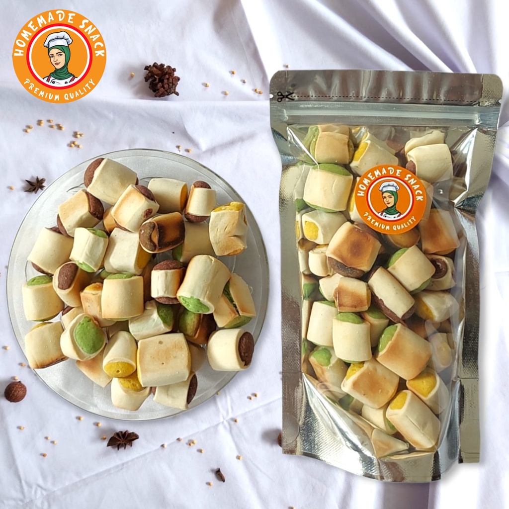 

Homemade Snack - Snack Jadul Kue tradisional Mino Kecil Mix Rasa Homemade Snack Halal Kualitas Premium