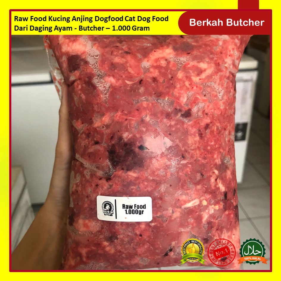 Raw Food Kucing Cat Food Dari Daging Ayam - Berkah Butcher