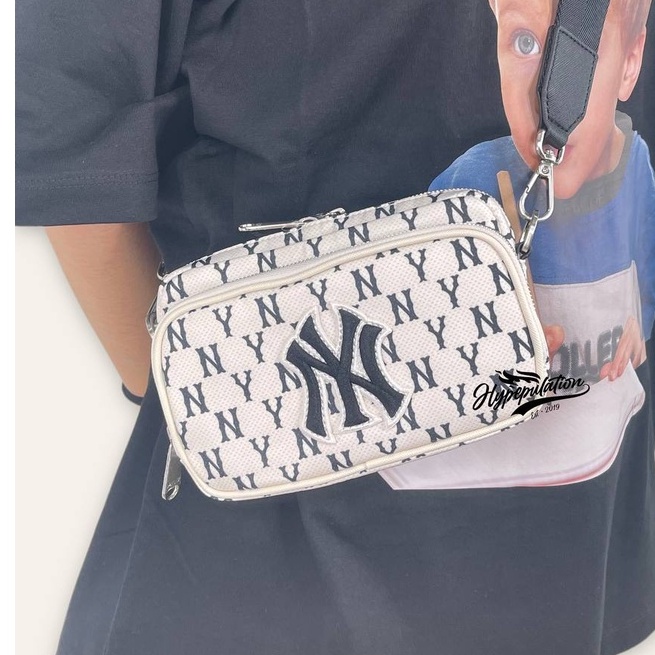 MLB NY White Monochrome Sling Bag ORIGINAL