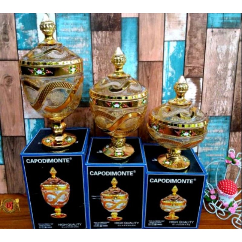Toples ulir/toples lebaran/toples kaca/toples ulir vicenza/toples ulir capodemonte
