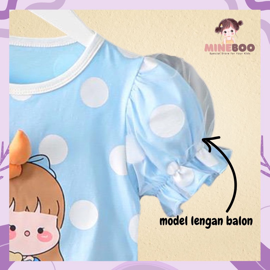 mineboo -  SET KOREA GIRL EBV 1-5tahun Setelan anak perempuan baru/versi Korea celana denim/baju anak perempuan