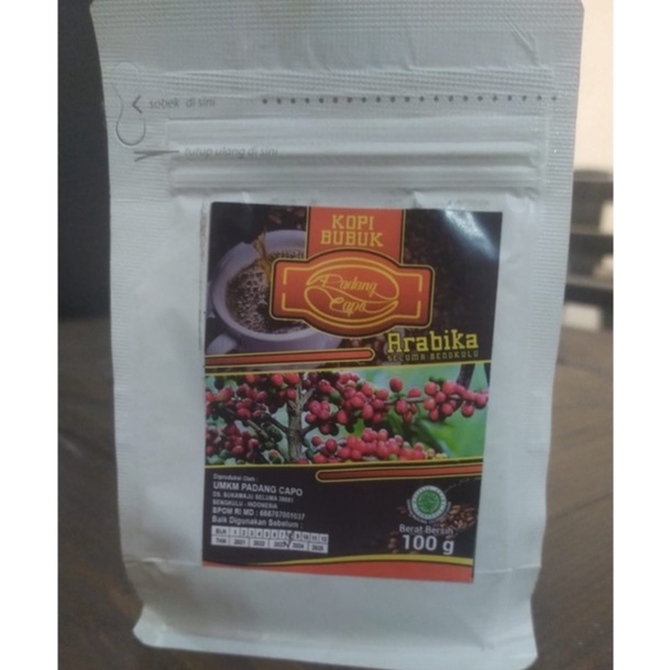 

Kopi Bubuk Padang Capo (Arabika 100 Gram)