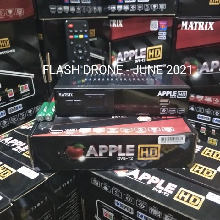 SET TOP BOX TV DIGITAL bisa YOUTUBE IPTV NEW MATRIX APPLE MERAH GROSIR