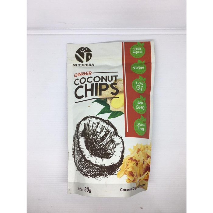 

MURAH Organic Coconut Chips Original Keripik Kelapa Cemilan 80 Gr - Ginger