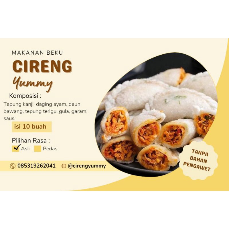 

Cireng Yummy isi Ayam