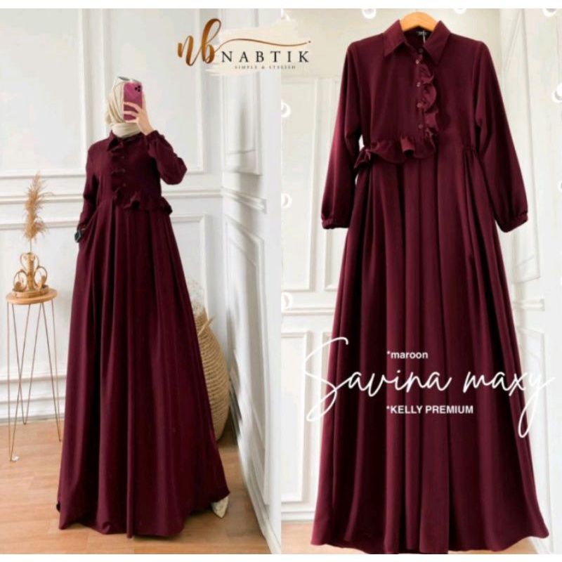 ERINA SAVINA DRESS MAXY CRINKEL CRINGKEL AIRFLOW