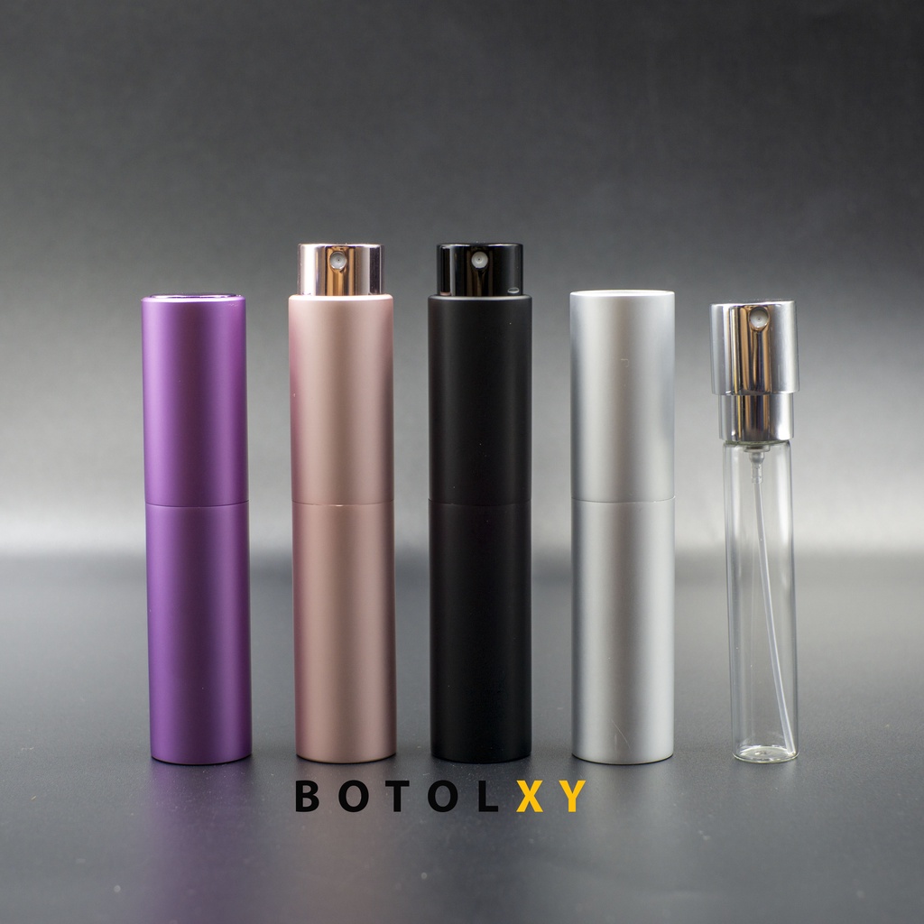 Botol Twist and Spray - Botol Decant Refillable Perfume Pump 10ml