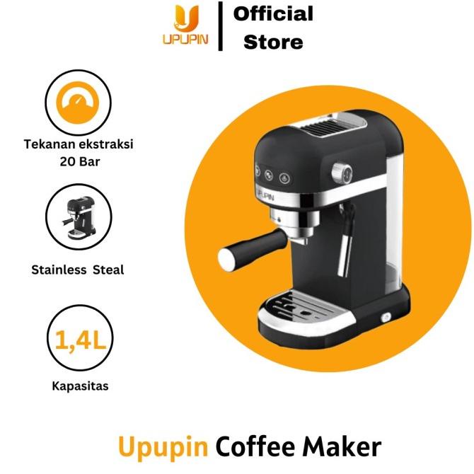 UPUPIN Coffee Maker Espresso low watt espresso maker desain retro stok ada terus