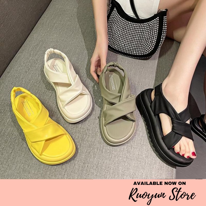 RYX - XNot Simple Sandal Slip-On Wanita Fashion Casual / Jalan Jalan - Ori Import