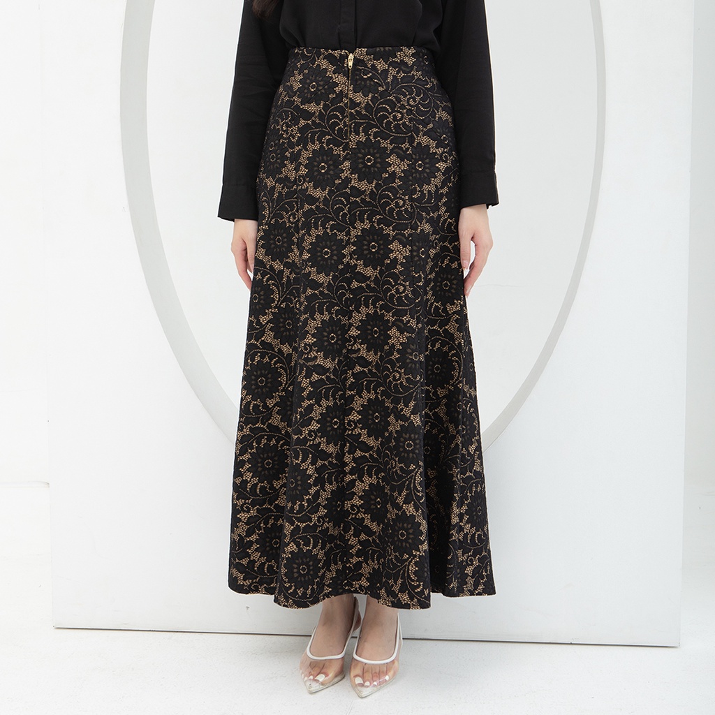 Nala Lace Mermaid Skirt R1425 - SONIA / Rok Brukat Premium / Rok Wanita / Rok Pesta / Rok panjang me