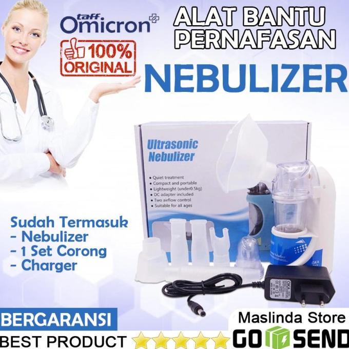 Alat Bantu Uap Pernafasan Portable Nebulizer Inhaler Terapi Bayi Pilek