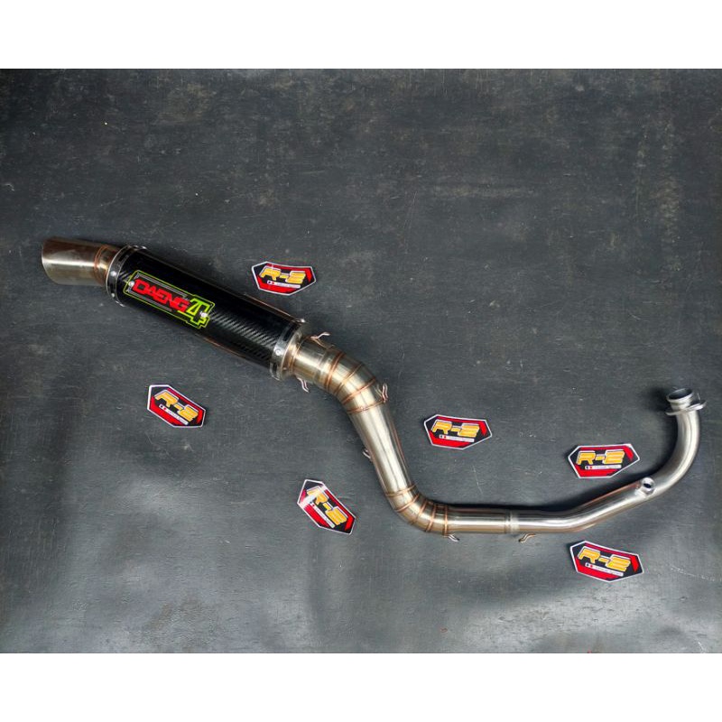 Knalpot Daeng karbon inlet 50 dan 38 VARIO/160/NEW /PCX 160/NEW