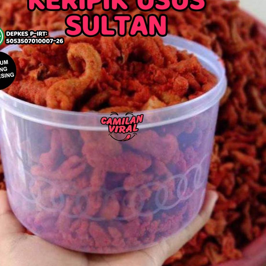 

9.9 Product HOT ☑️ (HALAL PIRT) - KERIPIK USUS SULTAN / KERIPIK USUS ANEKA RASA / CEMILAN PAKET USAHA / CEMILAN VIRAL BY CAMILAN VIRAL
