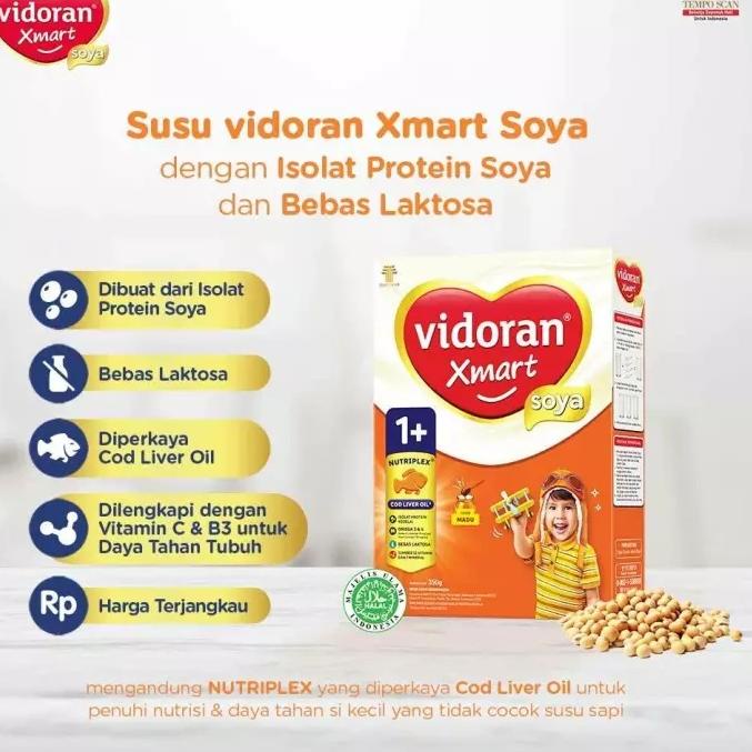 

[A-2O ✪] Vidoran Xmart Soya 1+ 350gr Madu-murah