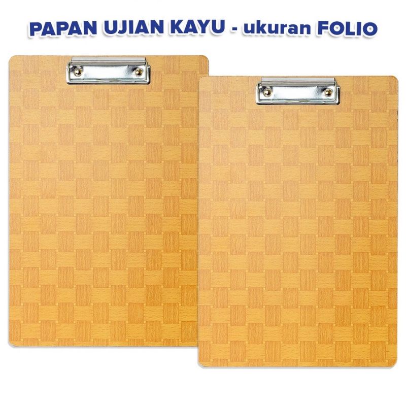 

CLIP BOARD KAYU f4