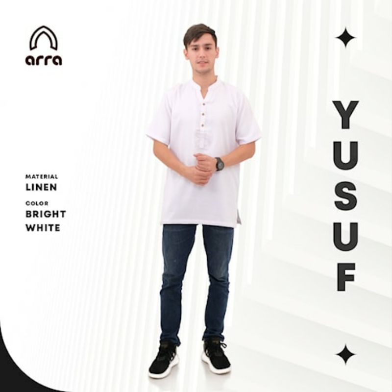 Daily Yusuf Dewasa Baju Koko Lengan Pendek