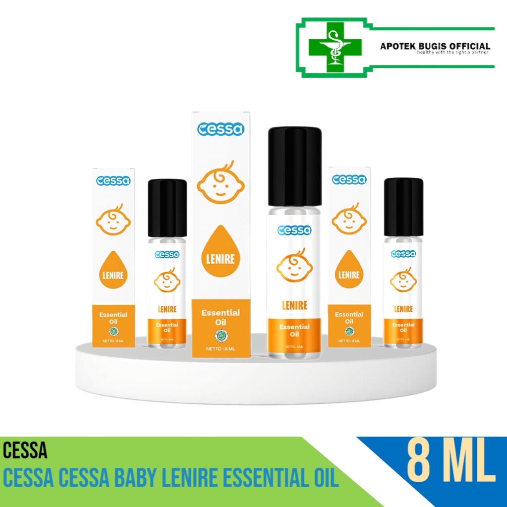 Cessa Baby Lenire essential oil Size 8 ml warna kuning