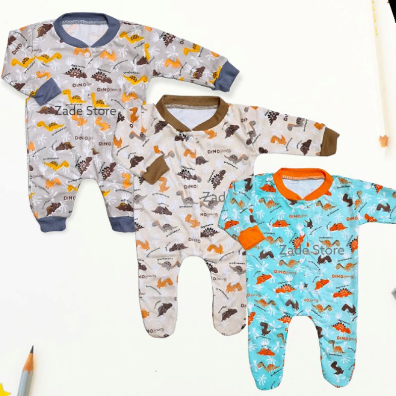 Sleepsuit Bayi Kaki BUKA 0-6 Bulan Jumpsuit Baby Newborn Jumper Anak Zade Collection