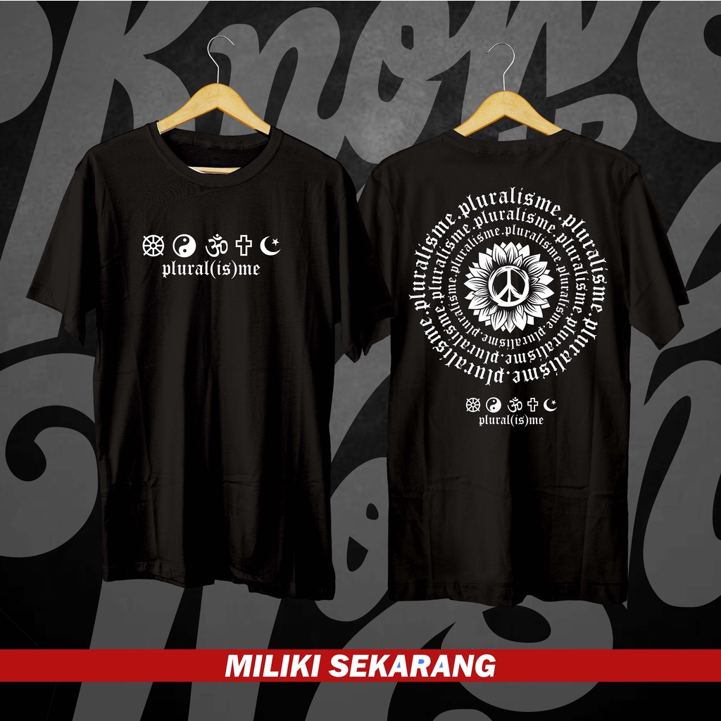 Kaos Pluralisme Kaos Toleransi Agama Kaos Distro Kaos Pria Wanita