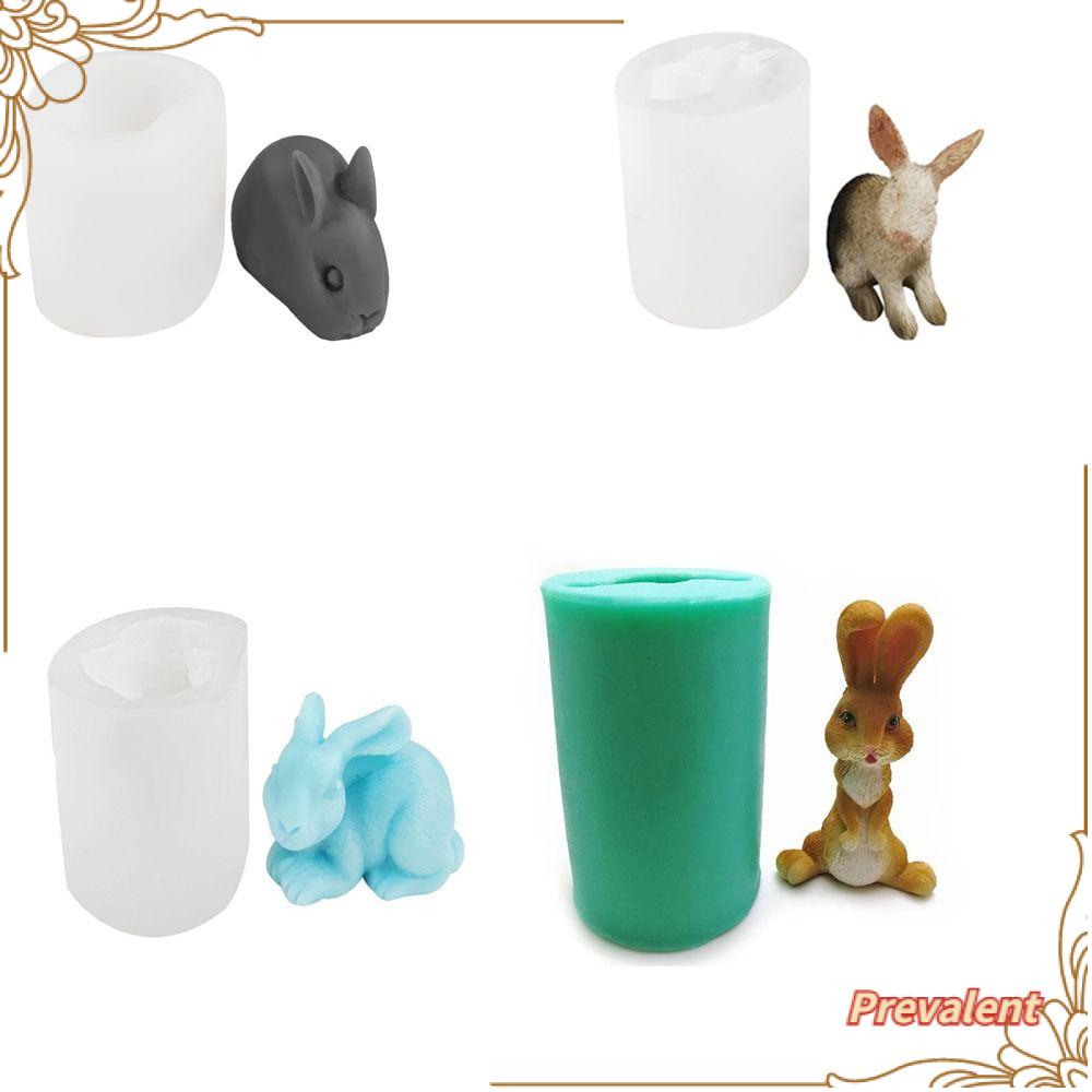 Preva Easter Mold Craft Art Animal Gypsum Kelinci Cetakan Silikon