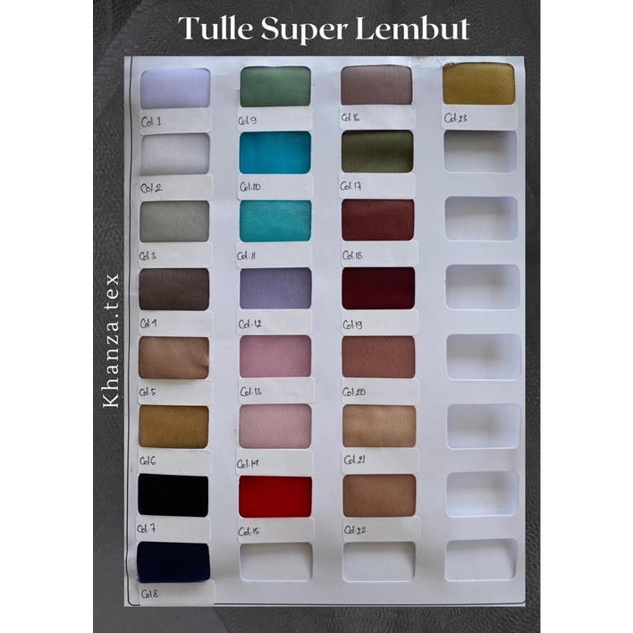 KAIN SOFT TULLE SUPER LEMBUT / TULLE POLOS SUPER LEMBUT ECERAN UNTUK BAHAN BRUKAT / KAIN HAMPERS / KAIN SOUVENIR / KAIN KELAMBU / PER 0.5M