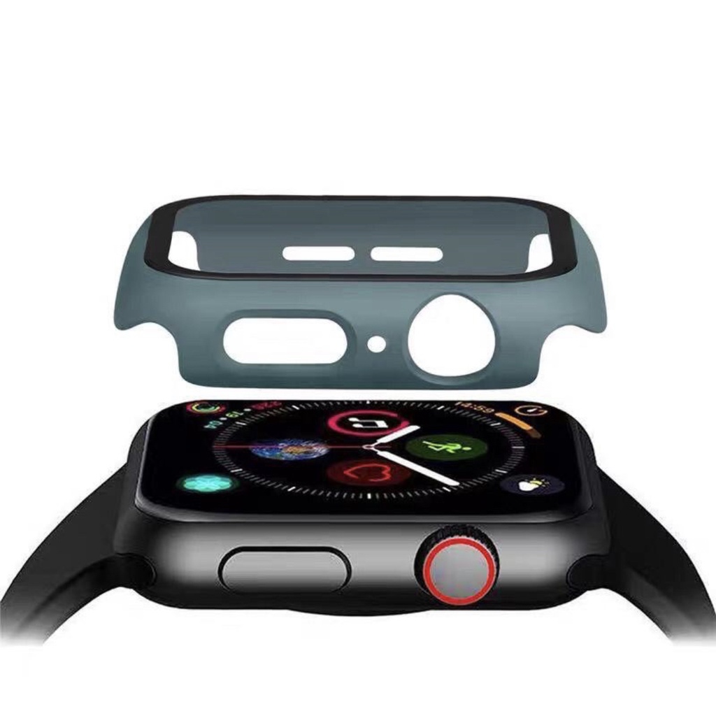 NEW !! COVER IWATCH PC TEMPERED GLASS LEM BAGUS SQUARE SIDE SERIES ULTRA 49mm CASE IWATCH