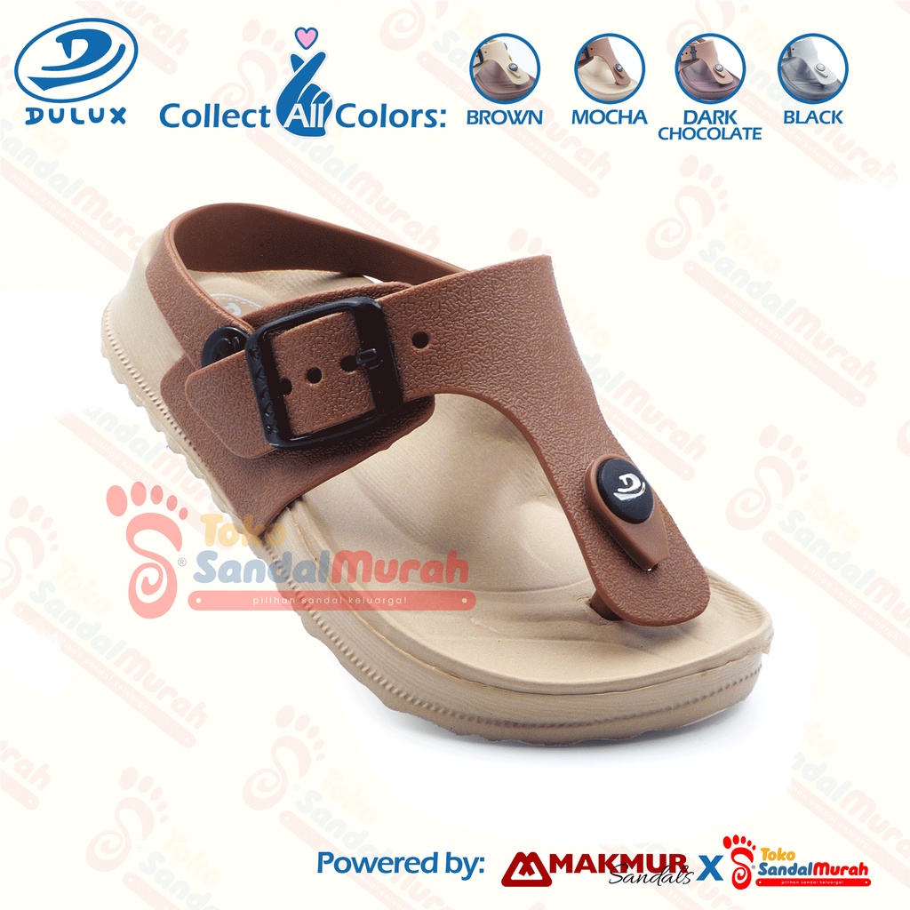 Toko Sendal Murah - Sandal Jepit Anak  Balita Ukuran 20 - 25 /  Sandal Tali Belakang Capit Jempol Model Birken Lily / Sandal Balita Alas Tebal Tali Jelly / Nyaman dan Awet [ Toko Sendal Murah  Kids 01 M 213 E-1]