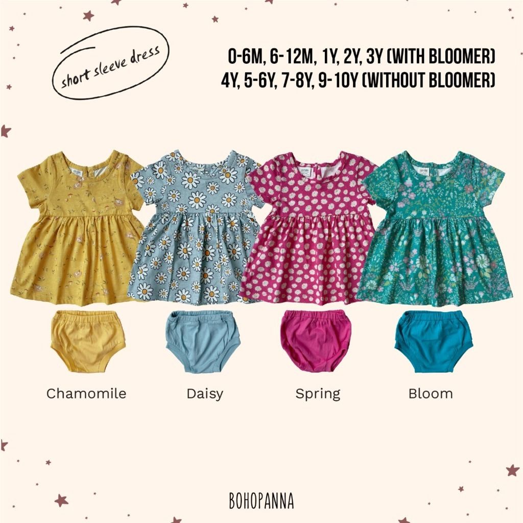 BOHOPANNA - SHORT DRESS - Dress Anak Perempuan