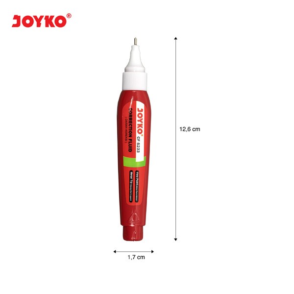 Correction Fluid Tip Ex Cairan Koreksi Penghapus Cair Joyko CF-S233