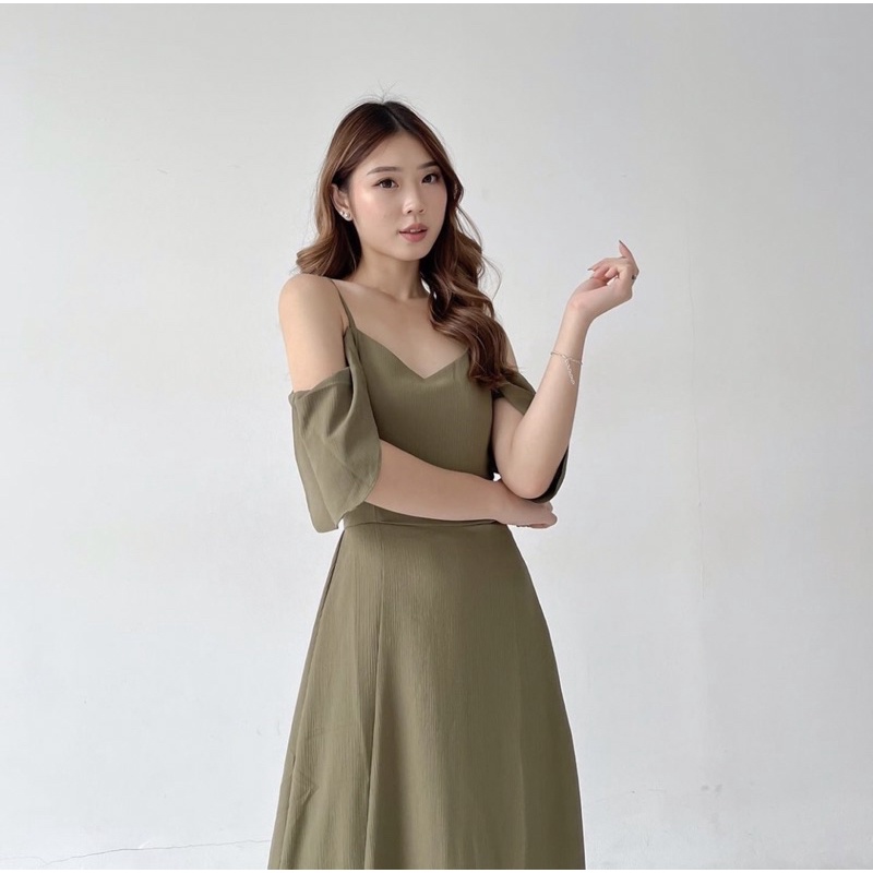 BROOKLYN BRIDESMAID DRESS SEXY KOREA WITH FURING - PROM NIGHT GOWN - pMAXI DRESS KONDANGAN - DRESS PESTA SEXY MEWAH - WEDDING DRESS - DRESS PAGER AYU - HADIAH / KADO ULTAH CEWEK
