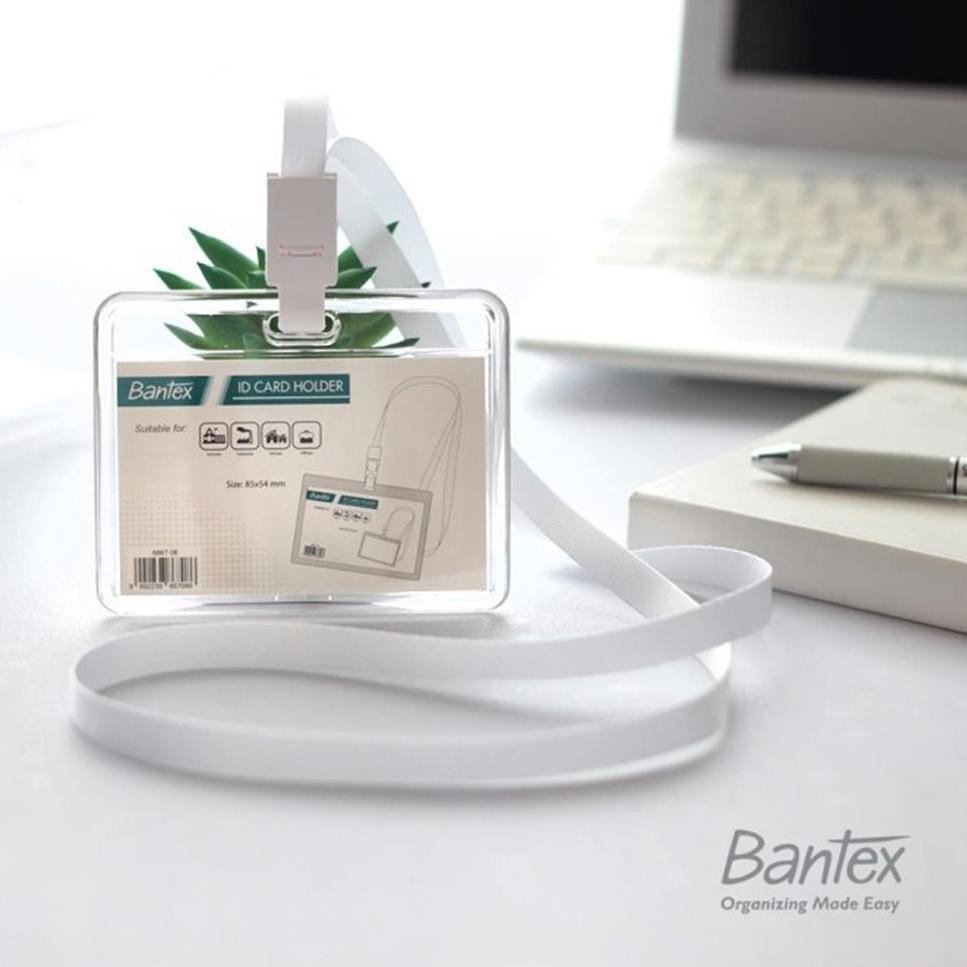 

(|K-3N|)♡» ID Card / Tempat Kartu Nama Bantex Transparent Holder Lanyard Landscape 8867 top produk