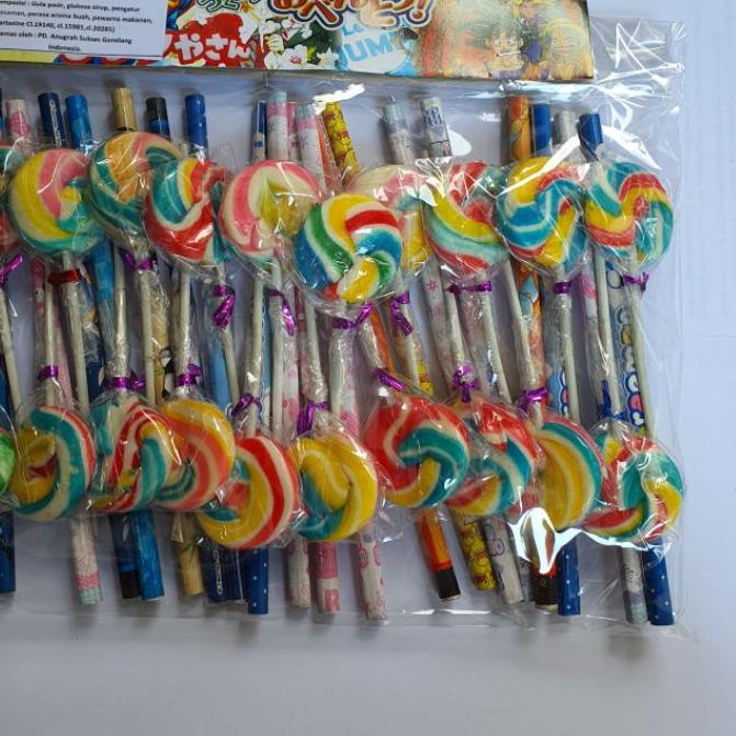 

Terkini 20 pcs PERMEN LOLIPOP PENSIL PH GT7,