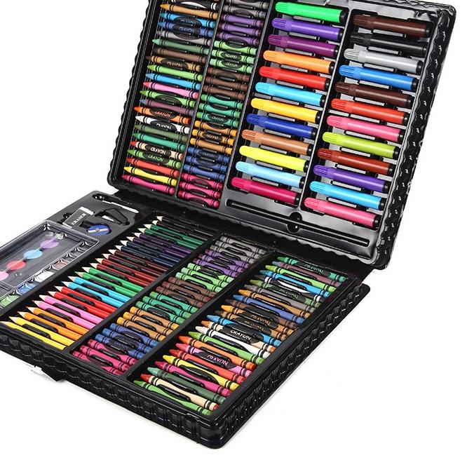 

BEST SELLER WD Crayon Set 168pcs / Krayon Mewarnai Anak 168pcs / Pensil Warna Set 168pcs..