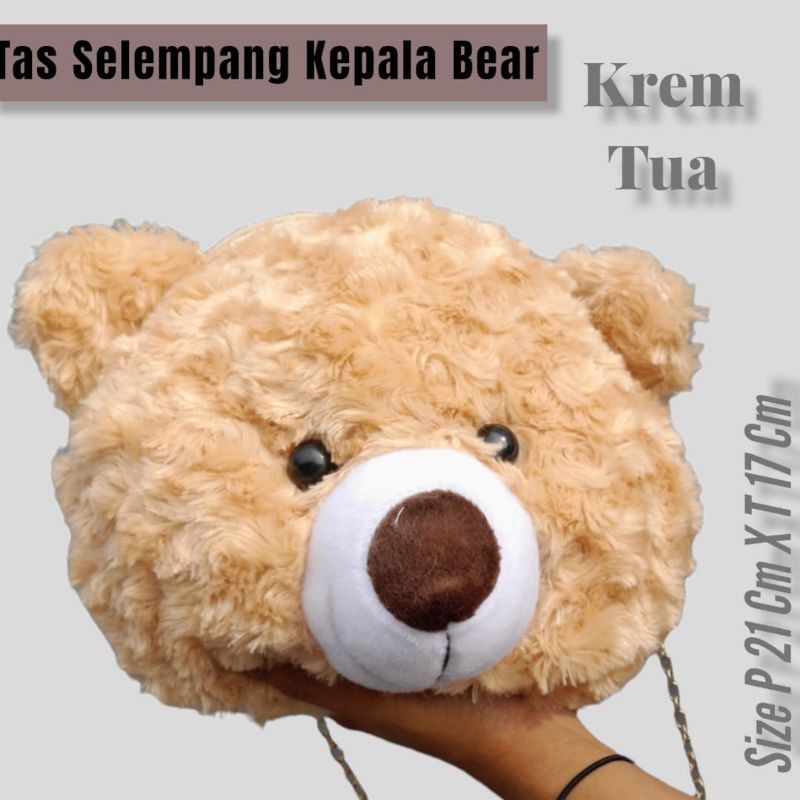 TAS SELEMPANG KEPALA BEAR