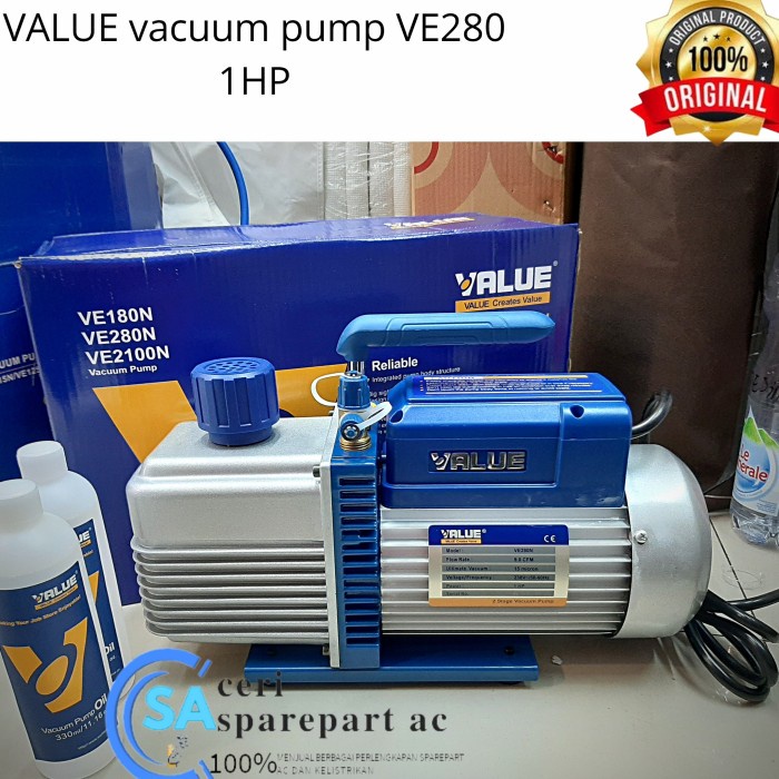 Vacuum Value Vacum Ve280 Vacuum Pump Ac 1Hp