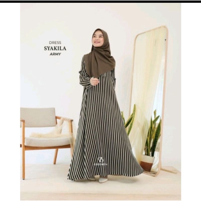 SYAKILA DRESS BY GREENISM (GAMIS ONLY)