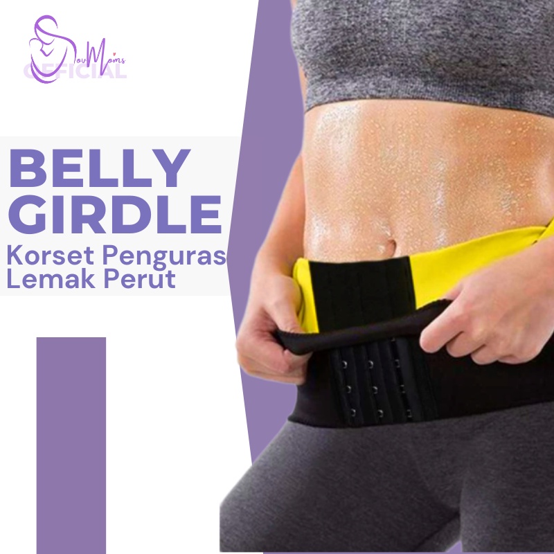 Korset Pelangsing Perut Buncit Cincher Pinggang Hot Shaper Korset Perut Waist CIncher