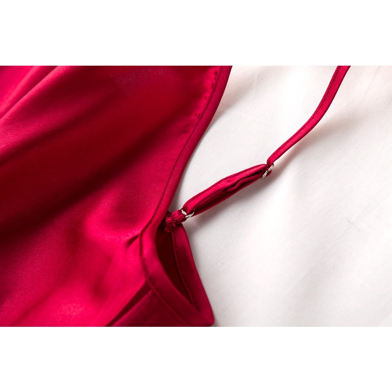 MARKAS BJW049 Basic Sexy Dress Satin Mini Lingerie Dress Tidur Wanita