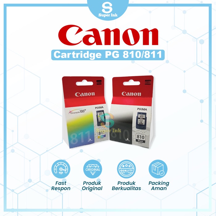 Cartridge Printer Canon PG810/811 Warna Hitam Original iP2770, iP2772 - PG810 (black)