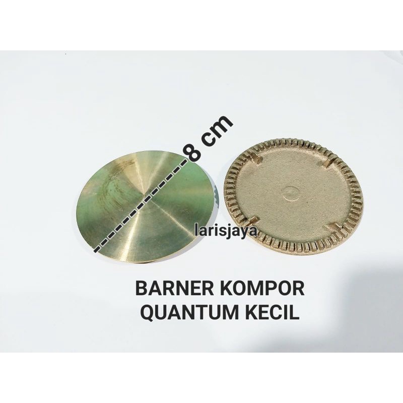 Burner Kuningan kompor Quantum 2 tungku Diameter 8 Cm