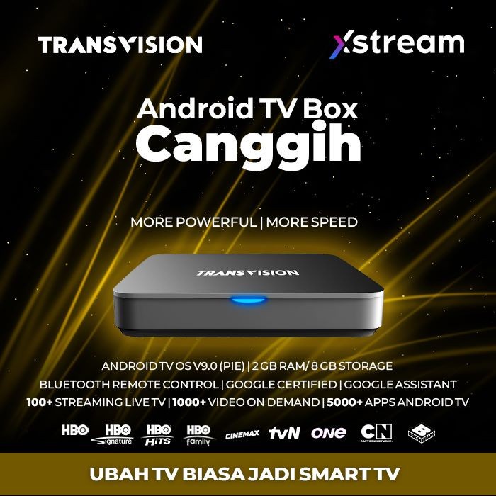 Android Box Transvision XSTREAM 2nd Gen - (Google Certified) LIMITED EDITION