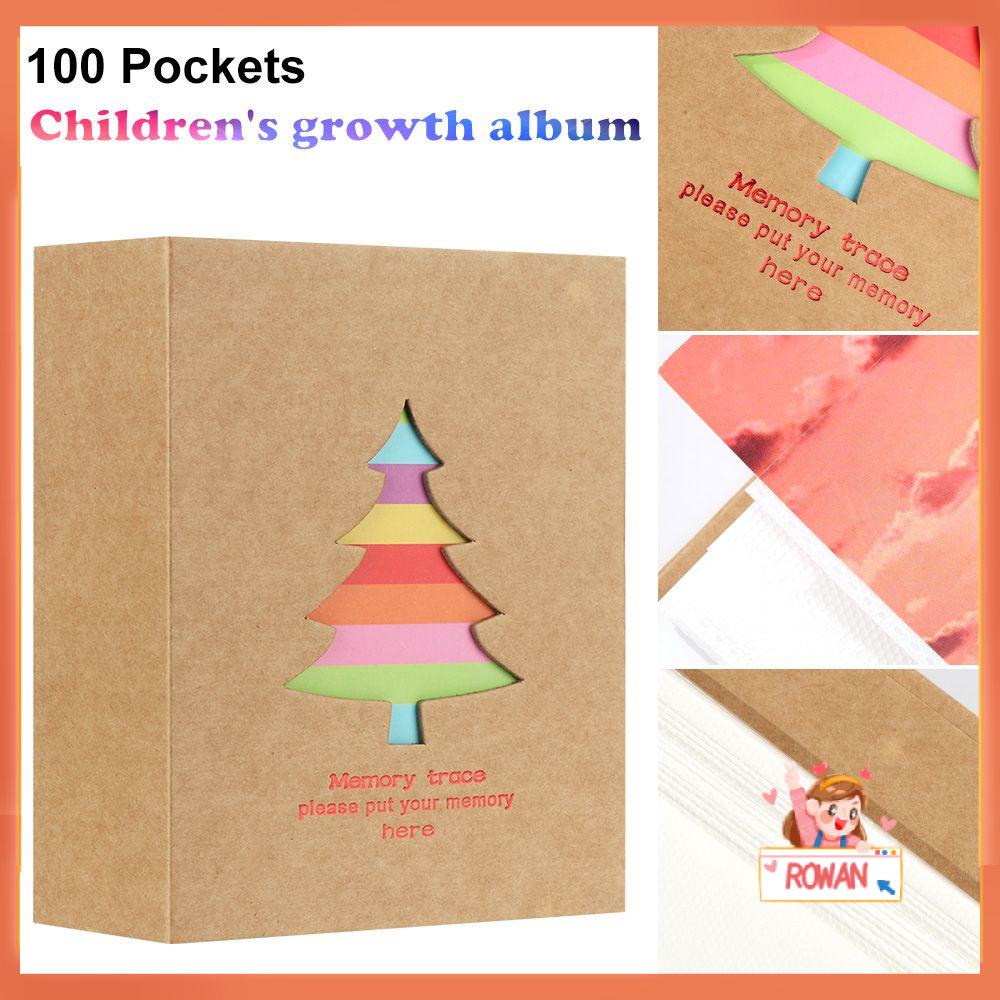 R-flower Album Foto Gambar Case Collection Card Booklet Untuk Anak 6inch Scrapbooking Gambar Case