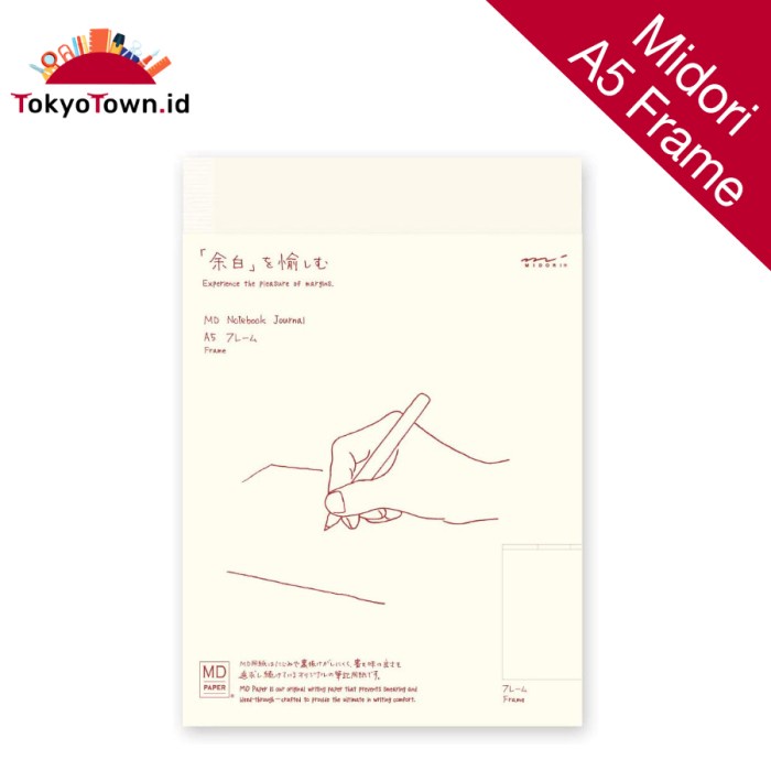 

Pad Midori Md Notebook Journal A5 Frame