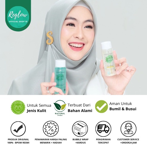 Facial Wash Purifying dan Cleansing Reglow | Pencuci Wajah Glowing | Kosmetik Pencerah | Pembersih Muka